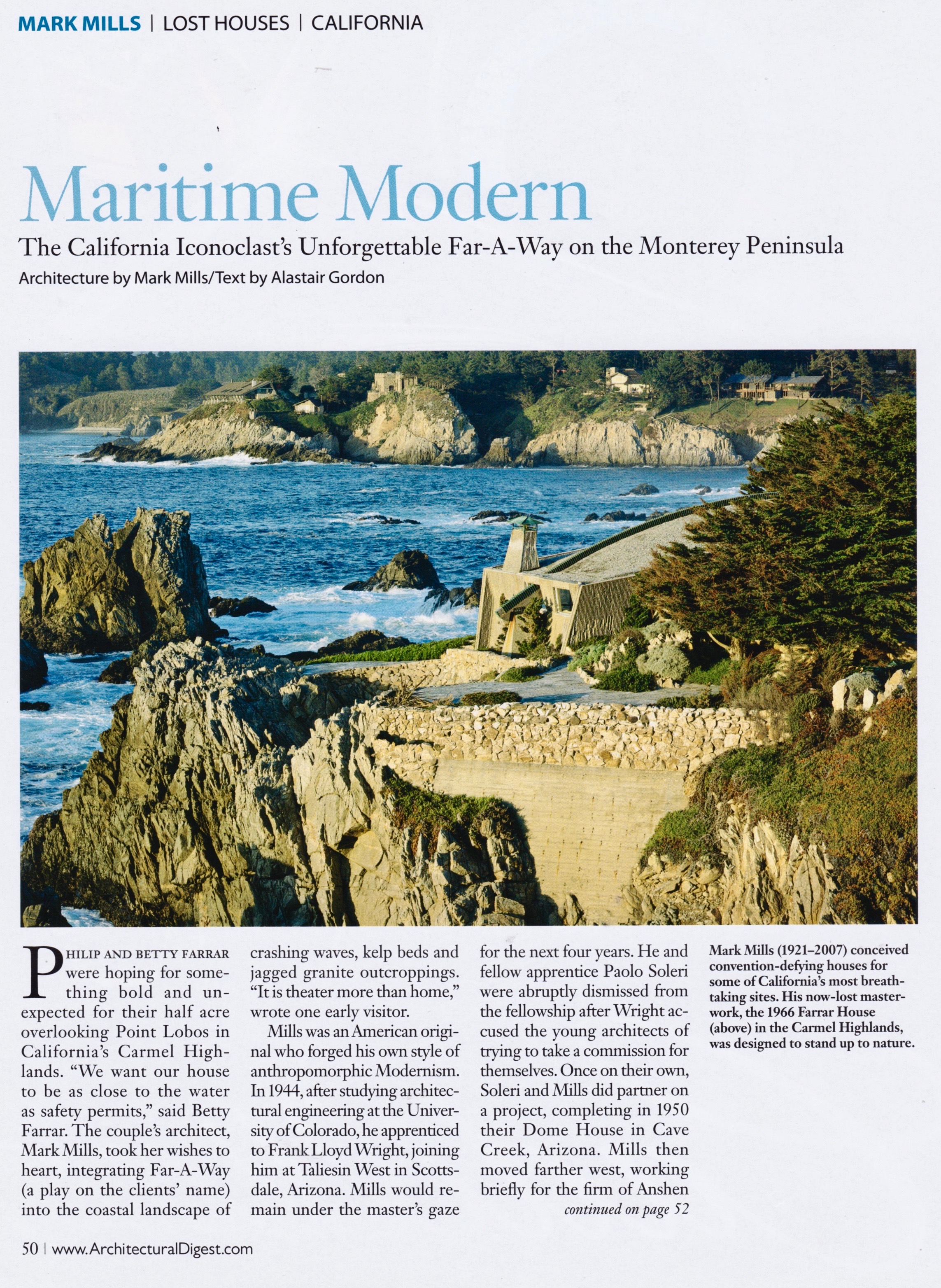 Maritime Modern, Mark Mills, (Oct. 2009, AD)
