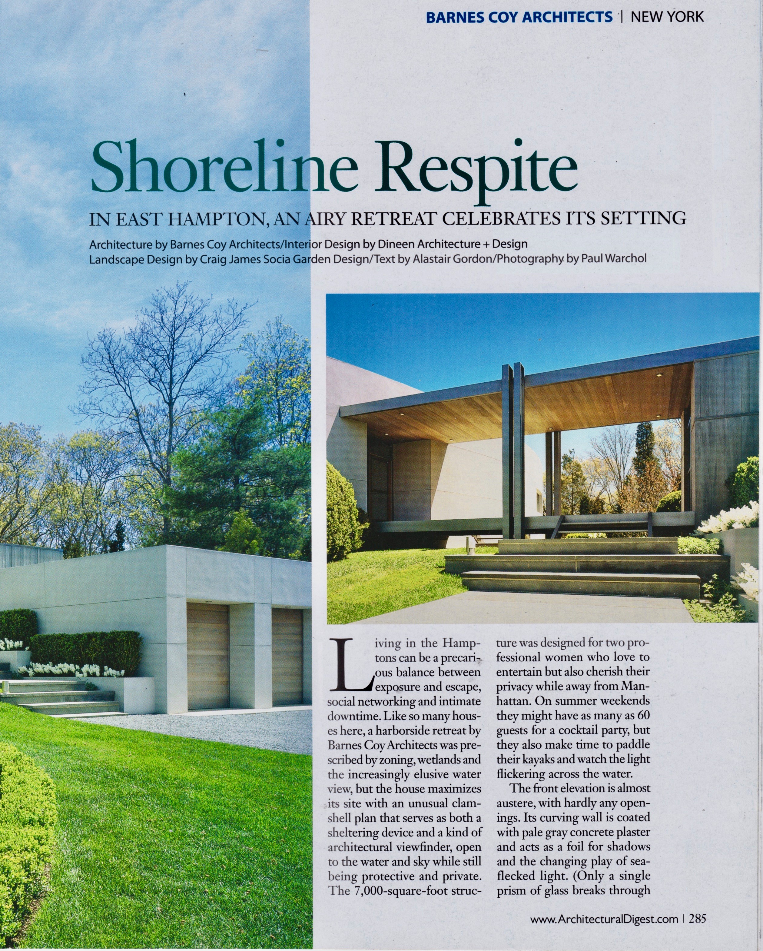 Shoreline Respite, Barnes Coy, (Oct. 2008, AD)