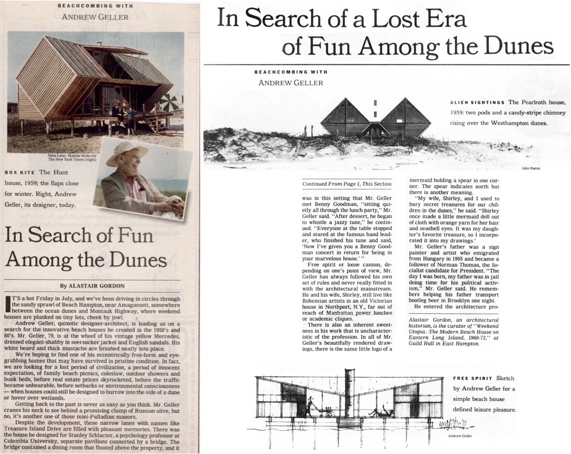 In Search of Fun Among the Dunes (A. Geller), NYT 2