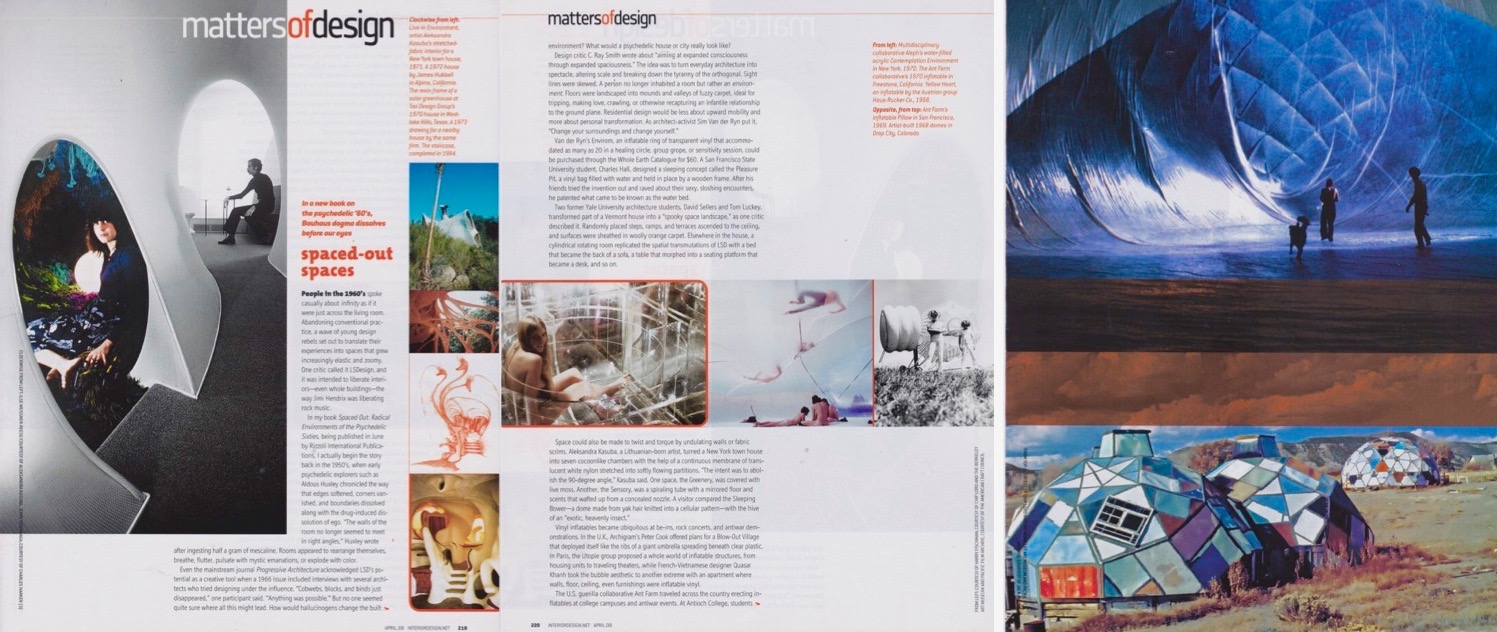 Spaced-Out Spaces, Int. Design, April 2008 2